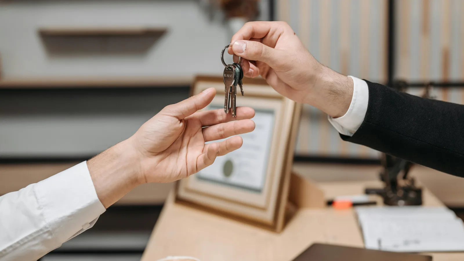 Property manager reviewing landlord enquiry data
